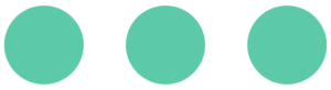 Step three in a green circle shape